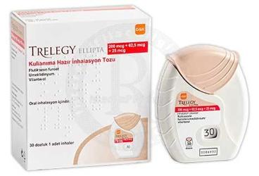 TRELEGY ELLIPTA 200/62,5/25 MCG KULLANIMA HAZIR INHALASYON TOZU 30 ADET