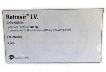 RETROVIR 200 MG/20ML 5 FLAKON