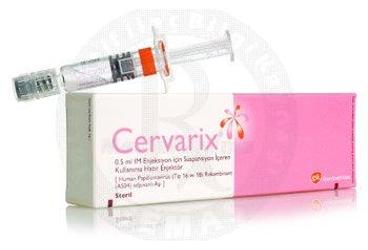 CERVARIX 0,5 ML IM ENJEKSIYON ICIN SUSPANSIYON ICEREN KULLANIMA HAZIR 1 ENJEKTOR