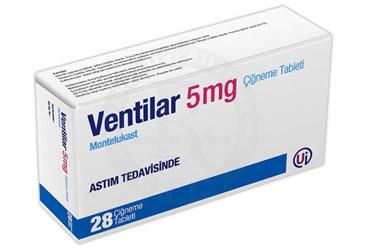 VENTILAR 5 MG 28 CIGNEME TABLETI
