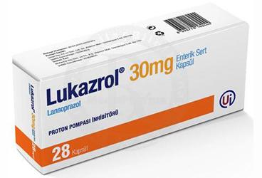 LUKAZROL 30 MG ENTERIK SERT 28 KAPSUL