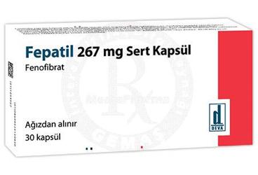 FEPATIL 267 MG SERT KAPSUL (30 KAPSUL)