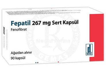 FEPATIL 267 MG SERT KAPSUL (90 KAPSUL)