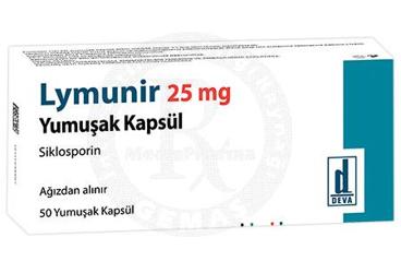 LYMUNIR 25 MG 50 YUMUSAK KAPSUL