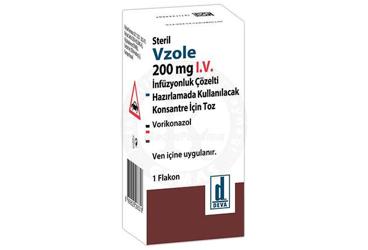 VZOLE 200 MG IV INFUZYONLUK COZELTI HAZIRLAMADA KULLANILACAK KONSANTRE ICIN TOZ (1 ADET)
