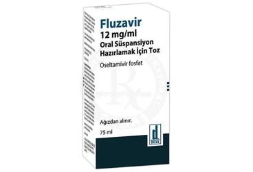 FLUZAVIR 12 MG/ML ORAL SUSPANSIYON HAZIRLAMAK ICIN TOZ (75 ML)