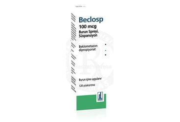BECLOSP 100 MCG BURUN SPREYI, SÜSPANSIYON (120 DOZ)