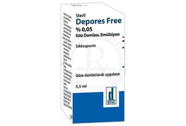 DEPORES FREE %0.05 GOZ DAMLASI, EMULSIYON (5,5 ML)