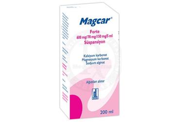 MAGCAR FORTE 600 MG / 70 MG / 150 MG / 5 ML SUSPANSIYON (200 ML)