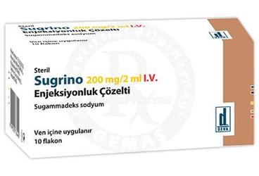 SUGRINO 200 MG/2 ML I.V. ENJEKSIYONLUK ÇOZELTI (10 FLAKON)