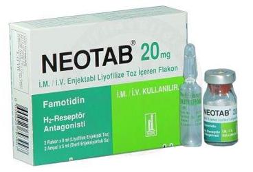 NEOTAB 20 MG IM/IV ENJ. LIY. TOZ ICEREN 2 FLAKON