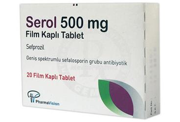 SEROL 500 MG 20 FILM TABLET