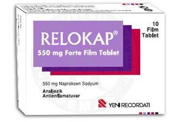 RELOKAP FORT 550 MG 10 FILM TABLET