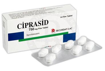 CIPRASID 750 MG 14 FILM TABLET