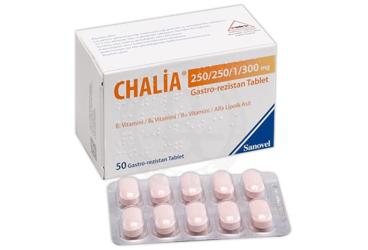 CHALIA 250/250/1/300 MG GASTRO-REZISTAN TABLET ( 50 TABLET )