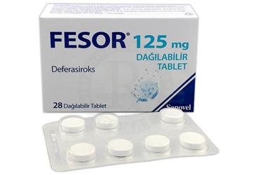 FESOR 125 MG DAGILABILIR TABLET (28 TABLET)