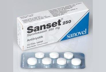 SANSET 250 MG 14 FILM TABLET