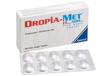 DROPIA-MET 15/500 MG 30 FILM TABLET