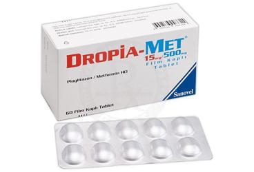 DROPIA-MET 15/500 MG 60 FILM TABLET