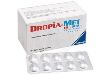 DROPIA-MET 15/500 MG 90 FILM TABLET
