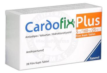 CARDOFIX PLUS 5/160/25 MG 28 FILM KAPLI TABLET