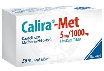CALIRA-MET 5 MG/1000 MG FILM KAPLI TABLET ( 56 TABLET)