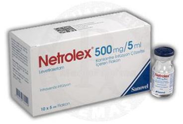 NETROLEX 500 MG/5 ML KONSANTRE INF. COZ. ICEREN 10 FLAKON