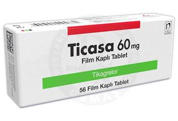 TICASA 60 MG FILM KAPLT TABLET (56 TABLET)
