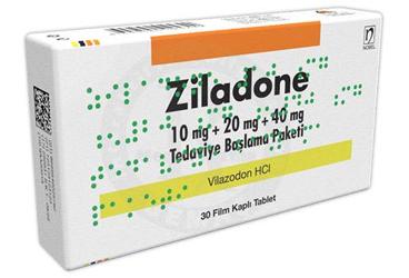 ZILADONE 10 MG + 20 MG + 40 MG TEDAVIYE BASLAMA PAKETI (7 + 7 + 16 TABLET)
