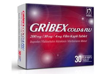GRIBEX COLD & FLU 200 MG/30 MG/4 MG FILM KAPLI TABLET (30 TABLET)