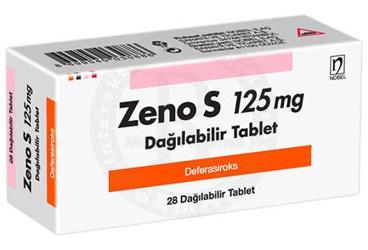 ZENO S 125 MG DAGILABILIR TABLET (28 TABLET)