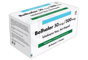 BELHALER 50 MCG/500 MCG INHALASYON TOZU, SERT KAPSUL