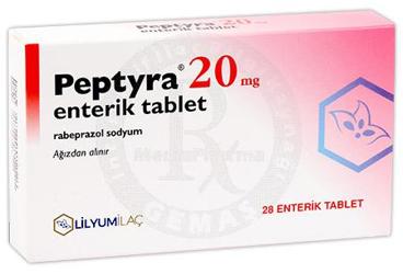 PEPTYRA 20 MG 28 ENTERIK KAPLI TABLET