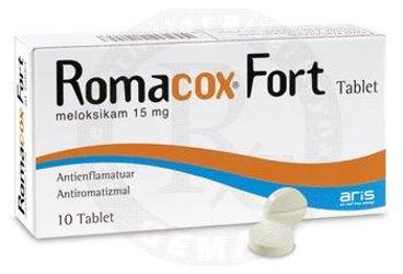 ROMACOX FORT 15 MG 10 TABLET