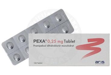 PEXA 0,25 MG TABLET (100 TABLET)