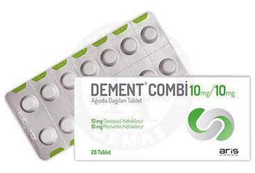 DEMENT COMBI 10 MG / 10 MG AGIZDA DAGILAN TABLET (28 TABLET)