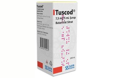 TUSCOD 7,5 MG / 5 ML SURUP 200 ML