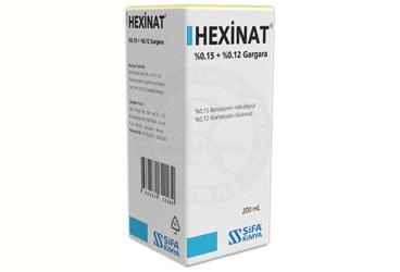 HEXINAT %0.15 + % 0.12 GARGARA (200 ML)