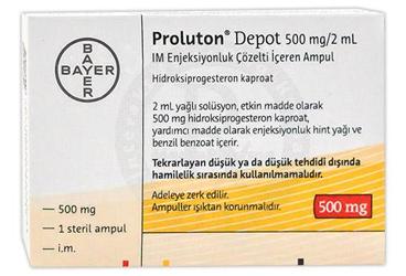PROLUTON DEPOT 500 MG/2ML 1 AMPUL