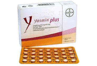 YASMIN PLUS 3 MG/30 MCG/451 MCG+451 MCG FILM KAPLI TABLET (28 TABLET)