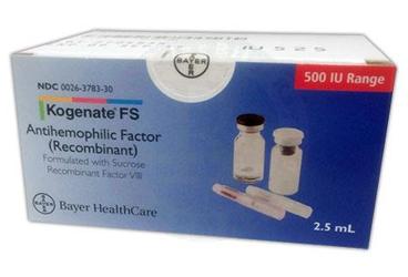 KOGENATE FS  500 IU IV ENJ. ICIN LIYOFILIZE TOZ ICEREN FLAKON