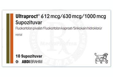 ULTRAPROCT 0,612 MG 10 SUPOZITUAR