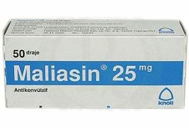 MALIASIN 25 MG 50 DRAJE