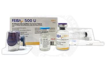 FEIBA 500 U IV INFUZYON ICIN LIYOFILIZE TOZ ICEREN FLAKON