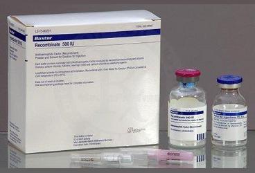 RECOMBINATE 500 IU ENJEKSIYONLUK SOLUSYON HAZIRLAMAK ICIN LIYOFILIZE FLAKON