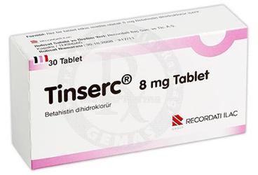 VERTISERC 8 MG 30 TABLET