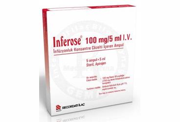 INFEROSE 100 MG/5 ML IV INFUZYONLUK KONSANTRE COZELTI ICEREN 5 AMPUL
