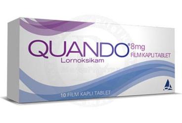 QUANDO 8 MG 10 FILM KAPLI TABLET