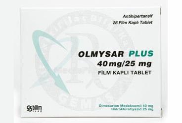 OLMYSAR PLUS 40 MG/25 MG 28 FILM KAPLI TABLET