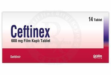 CEFTINEX 600 MG FILM KAPLI TABLET (14 TABLET)